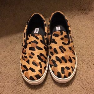 Steve Madden Cheetah Slip On Flats